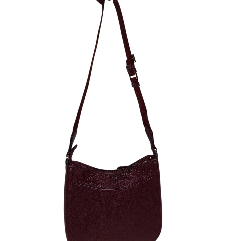 Kate Spade Burgundy Roulette Messenger Crossbody Bag
